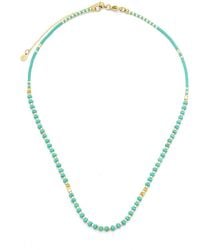 KAMARIA - Lumira Mini Gemstone Necklace With Miyuki Beads - Lyst