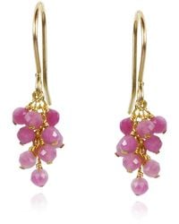 MOUNIR LONDON - Tourmaline Cluster Earrings - Lyst