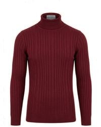 Ron Tomson - Roll Neck Ribbed Sweater - Lyst