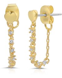 Native Gem - Heart Throb Ear Chain Earrings - Lyst