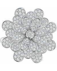 Artisan - 14K Diamond Floral Statement Ring - Lyst