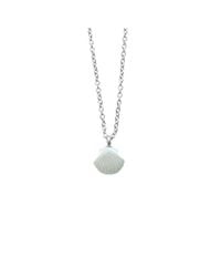 POPORCELAIN - Mini Porcelain Seashell Necklace, Tone - Lyst