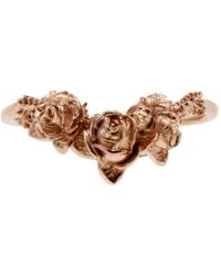 Lee Renee - Rose Chevron Ring – Rose Gold - Lyst