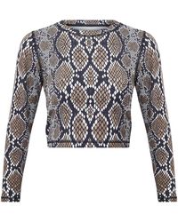 Lula-Ru - Neutrals Long Sleeve Top - Lyst