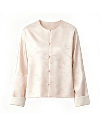 Silkinc - Silk Jacquard Double Sided Jacket - Lyst