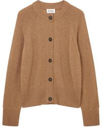 Loop Cashmere - The Luxe Crew Cardigan - Lyst
