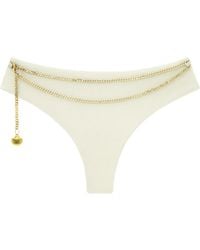 Adriana Pappas Designs - Riviera Bottoms With Chain Oatmilk - Lyst