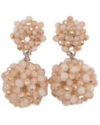 Fairchild Baldwin - Orb Earrings Champagne - Lyst