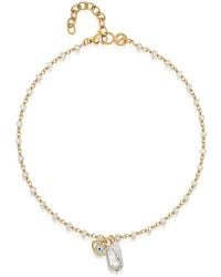 Nialaya - Evil Eye Pearl Choker - Lyst