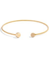 Ebru Jewelry - Woven Vermeil Pave Sphere Choker Necklace - Lyst