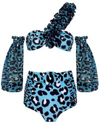 Nur Karaata - Lilou Leo Bikini Set - Lyst