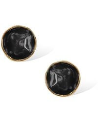 Retro Chic - Enamel Ripple Earrings - Lyst