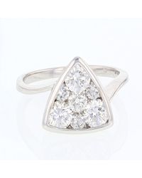 Artisan - 18K Triangle Diamond Cluster Ring - Lyst
