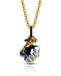 Kasun - Arms Of My Romeo – Heart & Hand Pendant - Lyst