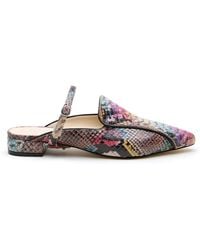 Alterre - Painted Snake Twiggy Pointed Loafer - Lyst