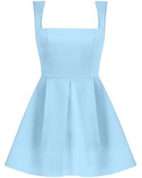Tia Dorraine - Sweet Love Flared Satin Mini Dress - Lyst