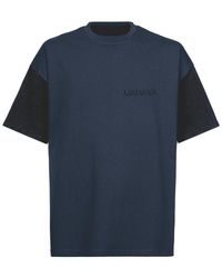 MANAVA - Contrast Sleeve T-Shirt - Lyst