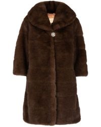 Santinni - 'Hollywood' Faux Fur Coat - Lyst