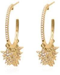 Luna Charles - Lyra Star Hoop Earrings - Lyst