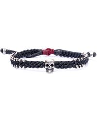 Harbour Uk - Urban Rope Bracelet For With Detail – Skull Connection - Lyst