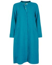 NoLoGo-chic - Super Mix Coat Dress Linen - Lyst