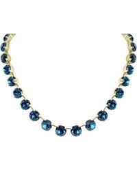 Laura Gray - Adjustable Dark Crystal Riviera Necklace - Lyst