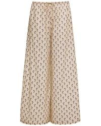 Montce - Cynthia Floral Drawstring Wide-Leg Pant - Lyst