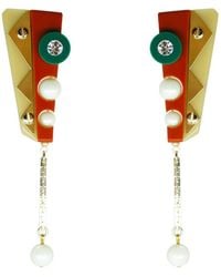 Gissa Bicalho - Handmade Acrylic Earring Short Inti - Lyst