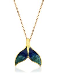 Milou Jewelry - Whale Tail Necklace - Lyst