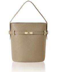 Betsy & Floss - Neutrals Sora Large Leather Bucket Bag - Lyst