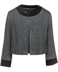 Conquista - Anthracite Long Sleeve Bolero - Lyst