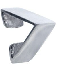Edge Only - Triangle Ear Cuff Sterling - Lyst
