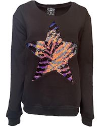 Any Old Iron - Iridescent Zebra Large Reversible Sequin Star Sweatshirt - Lyst