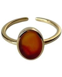Fi Collection - Plated Carnelian Ring - Lyst