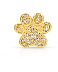 Maya Brenner - Pavé Charm Stud - Lyst