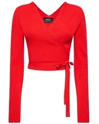 SVETA Milano - Judith Cashmere-Wool Blend Wrap Cardigan - Lyst