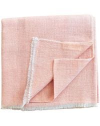 Heritagemoda - Neutrals Handmade Soft Nude Blush Pure Pashmina Cashmere Scarf From Kashmir - Lyst