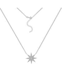 Diamonbliss - Marilyn Monroe Hollywood Star Pendant Necklace, Platinum - Lyst