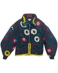 Zasta Studio - Unknown Tapestries Cotton & Silk Blend Bomber Jacket Medium B - Lyst