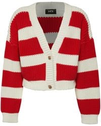 SVETA Milano - Alice Striped Knit Cardigan - Lyst