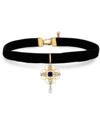 Retro Chic - Orchid Dream Choker - Lyst