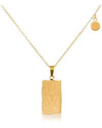 Arctic Fox & Co. - Aquarius Zodiac Star Sign Necklace - Lyst