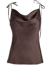 Sasha La Mer - Uma Top, Color Dark Chocolate - Lyst