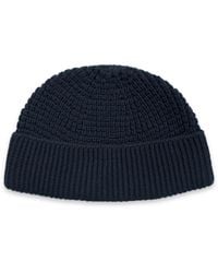 Paul James Knitwear - Lightweight Cotton Docker Whitby Beanie - Lyst