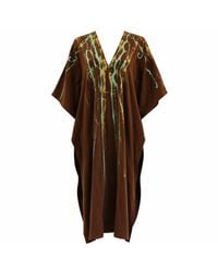 Saniya Khan - Tobacco Painted Caftan - Lyst