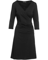 Conquista - Faux Wrap Dress In Sustainable Fabric - Lyst