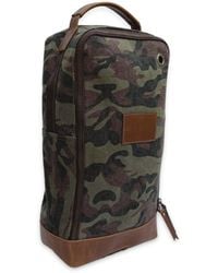VIDA VIDA - Canvas & Leather Trim Golf Football Boot Bag - Lyst
