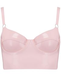 Elissa Poppy - Latex Full Cup Bra - Lyst