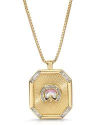 Glamrocks Jewelry - Daybreak Medallion Necklace- Twilight - Lyst