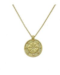 Aurozia - Tarot The Wheel Of Fortune Necklace - Lyst